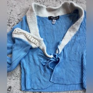 Urban Outfitters Rosie Faux Fur Trim Cardigan